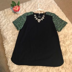 J.Crew shirt with wool sleeves