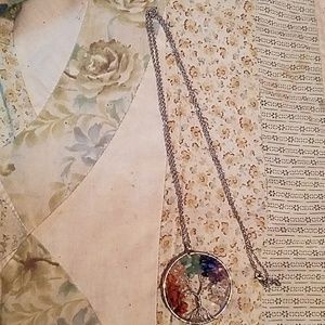 Necklace(never worn) and pouch
