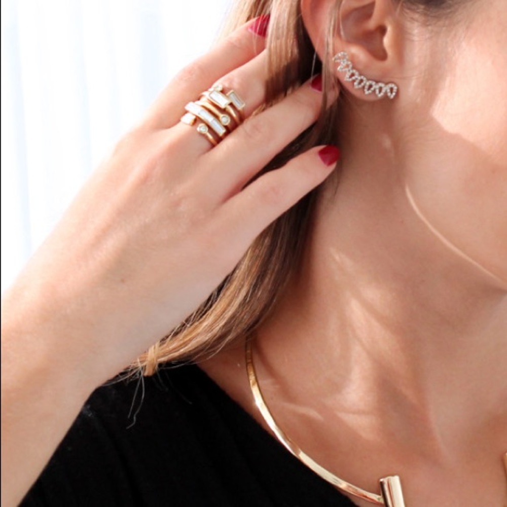 Alexis Bittar adjustable cocktail ring