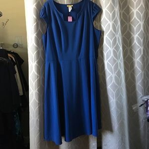 Royal blue beautiful dress
