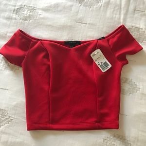 Off the shoulder Crop Top