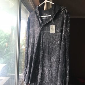 Black BUCKLE men’s long sleeve hoody