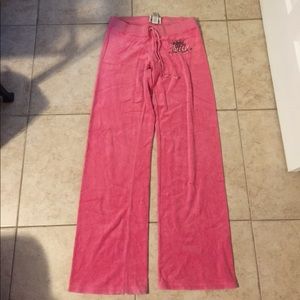 Bubble gum  Juicy Couture Velour Sweat bottoms
