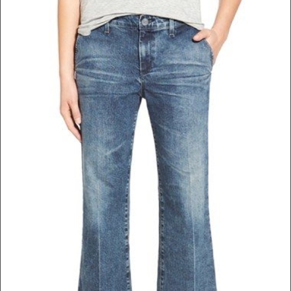 AG “Layla” crop flare trouser jeans