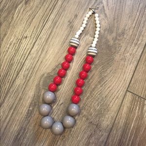 Scarlet and Grey Ohio State necklace