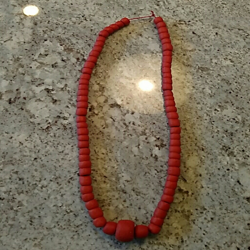 Original handmade African Coral beads
