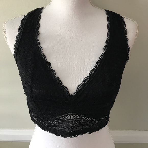 Victoria's Secret Other - Victoria’s Secret Black Lace Bralette NWT Large