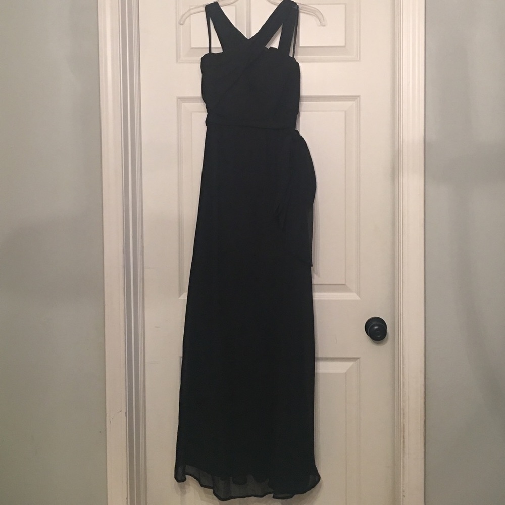 Black Bridesmaid Dress