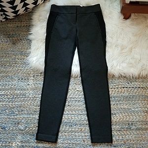 Loft Black Grey Legging Pants