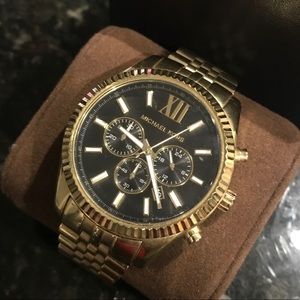 Men's Gold Michael Kors Watch