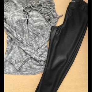 Minus the leather leggings