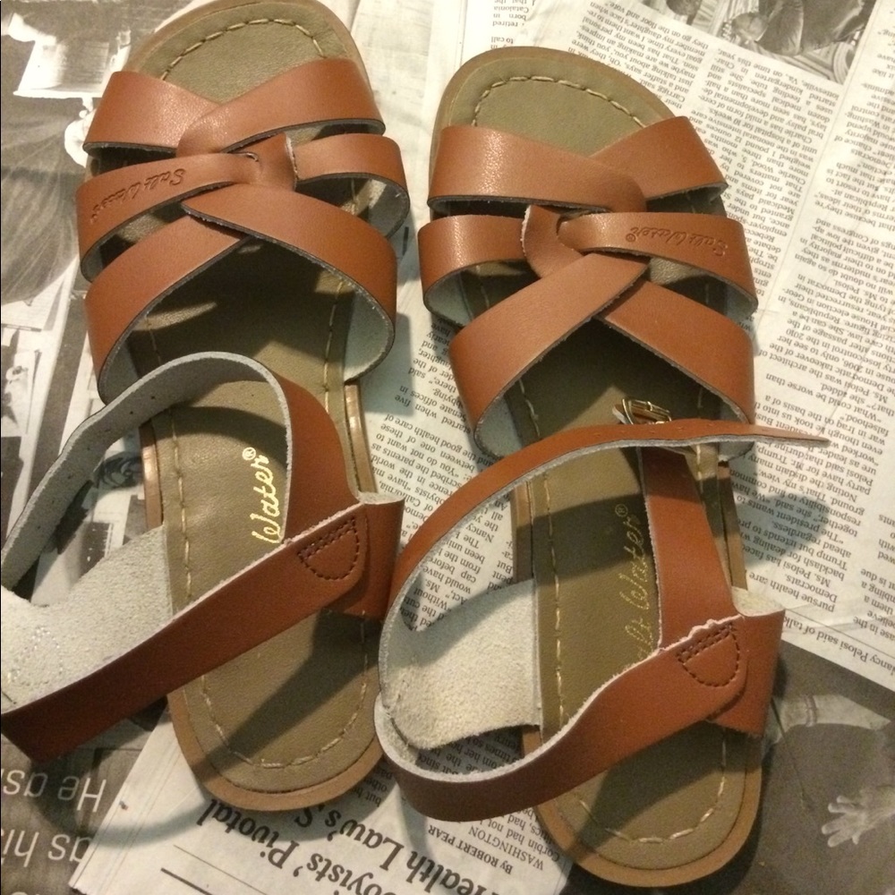 Brown Salt Water Sandals (7.5-8 US, 6 brand size)
