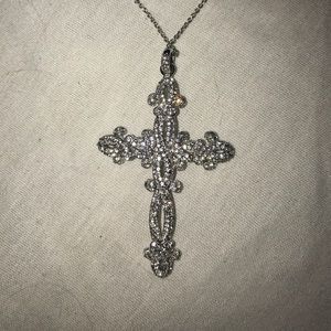 Silver Cross necklace