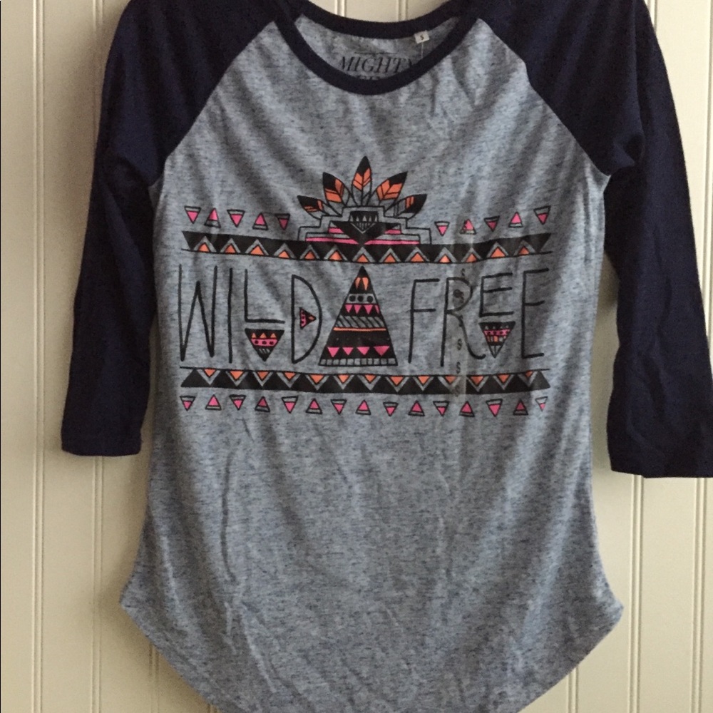 Wild and free tee shirt