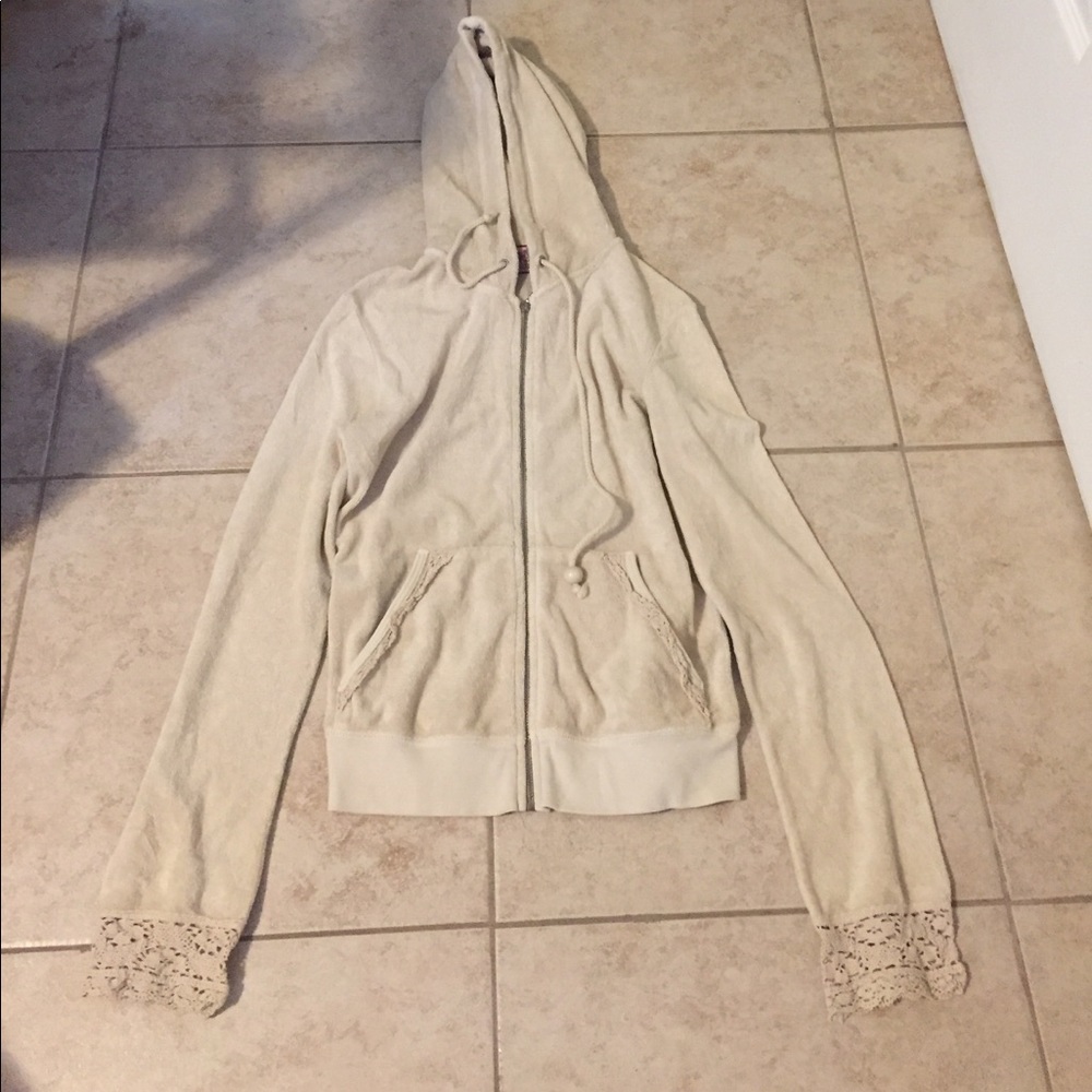 Terry Cloth Tan Juicy Couture Jacket