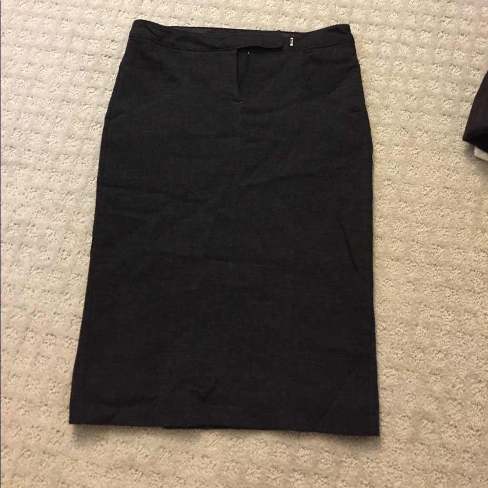 Bebe gray pencil skirt