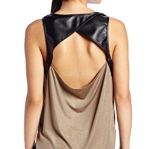 NWT Jack BB Dakota Open Back Gold Tank Size S NYE - Picture 2 of 4