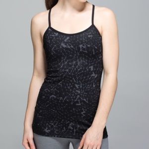Lululemon Power Y Tank in Star Crushed Coal