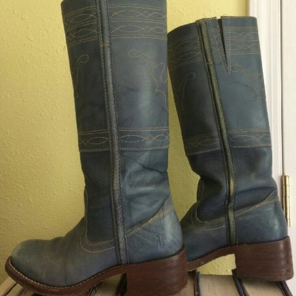 ISO Frye blue Long Horns - Picture 1 of 1