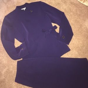 Kasper ASL professional business suit deep purple