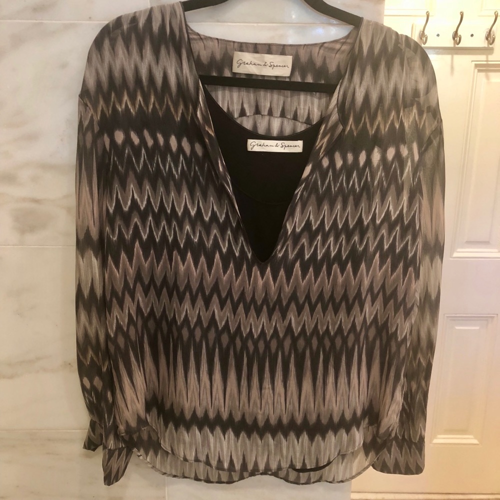 Graham & Spencer silk blouse