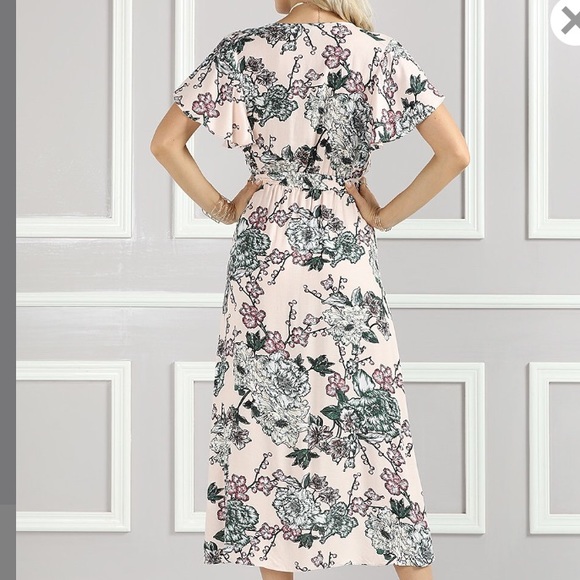 Floral faux wrap dress last one - Picture 3 of 4