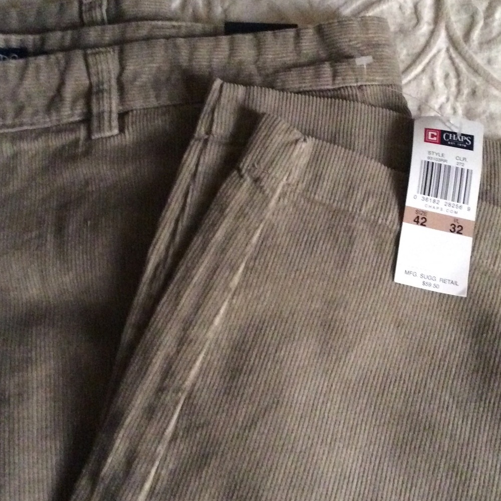 Chaps Codoroy slacks