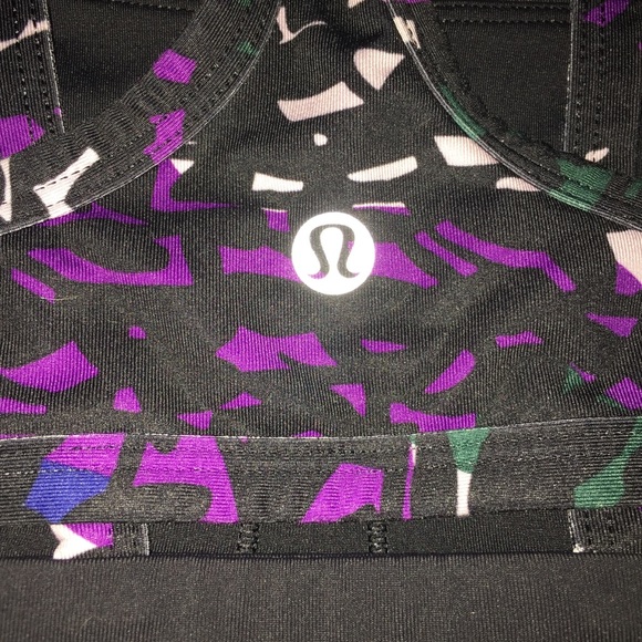 Lululemon Splendour Bra 6 shadow wrap multi black - Picture 6 of 7