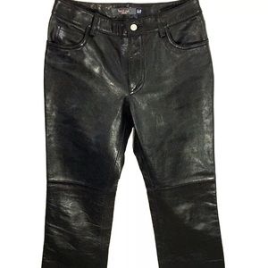 Gap Genuine Leather Bootcut Pants
