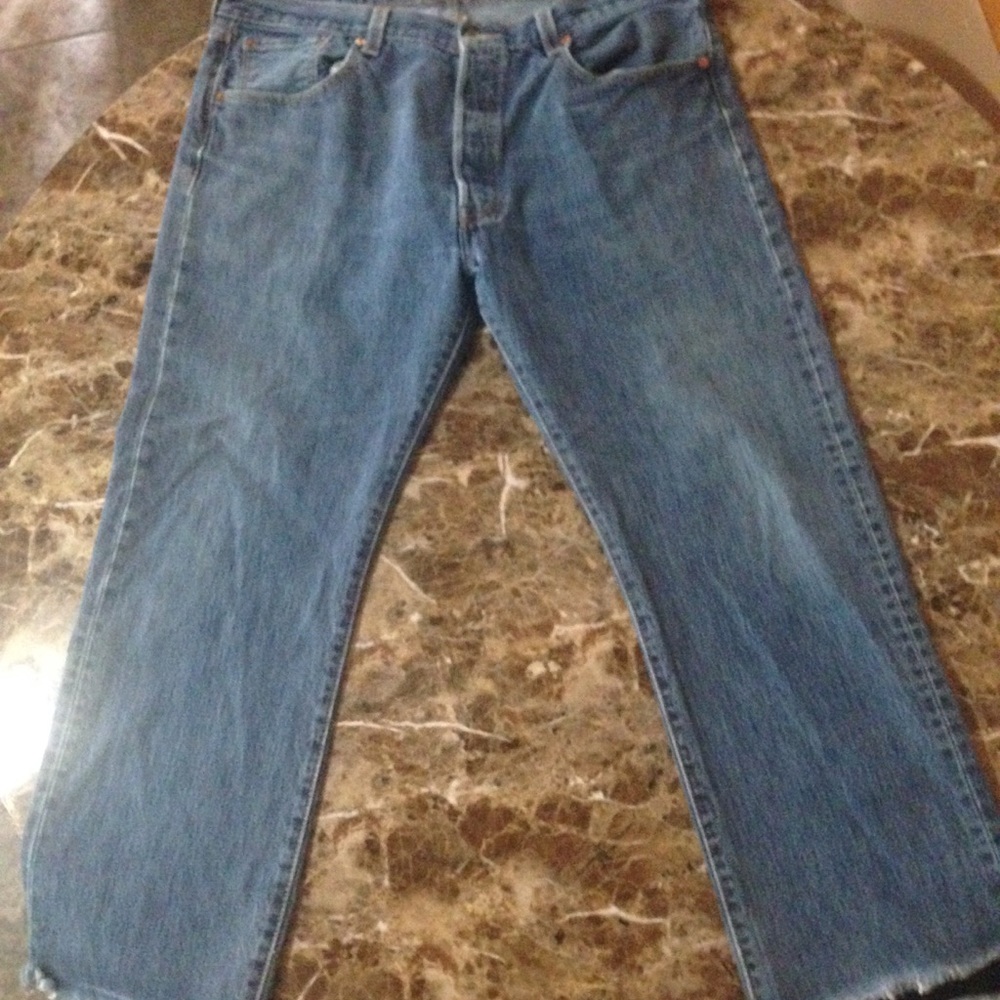 Levi's Strauss 501 Blue Sz 38x30 Made in Brazil.