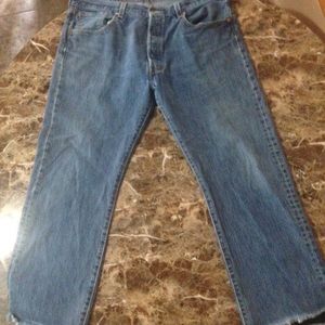 Levi's Strauss 501 Blue Sz 38x30 Made in Brazil.