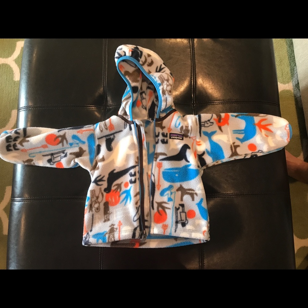Patagonia Synchila hooded fleece EUC