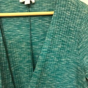 ⭐️NWOT⭐️ Lularoe Heathered Green/Turquoise Sarah