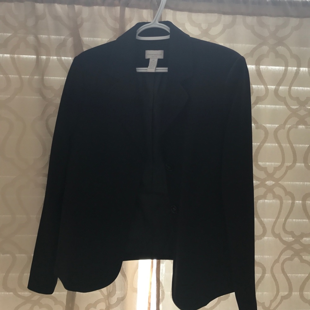 Black suit jacket