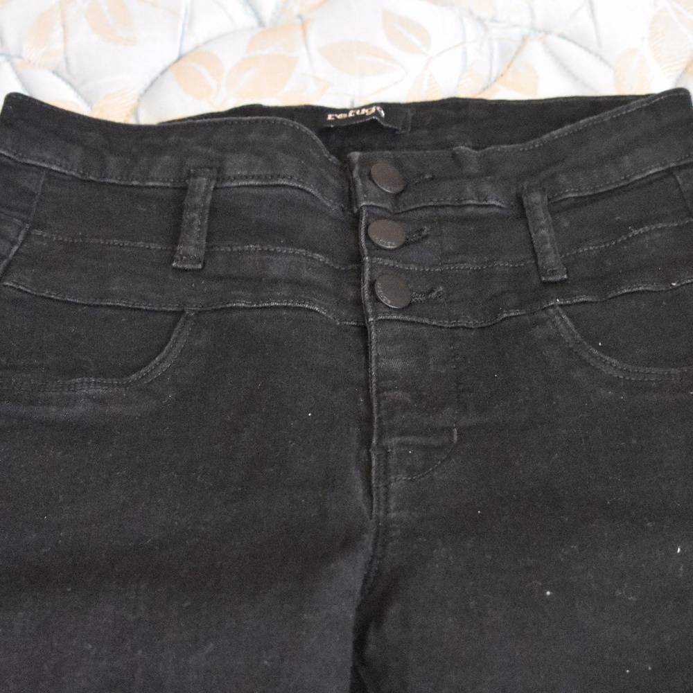 Refuge Black High Wasted Skinny Jeans