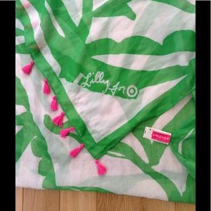 LAST CALL- green & pink Lilly Pulitzer Scarf!