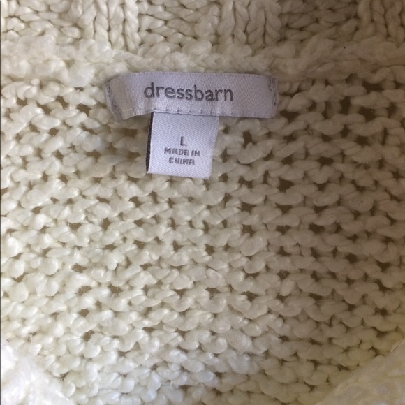 DRESS BARN Sweater Sz L - VNeck With Collar. - Picture 2 of 3