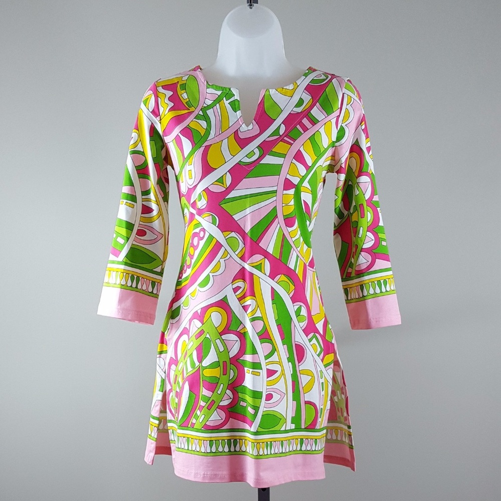 Barbara Gerwit Engineered Knit Cotton Tunic