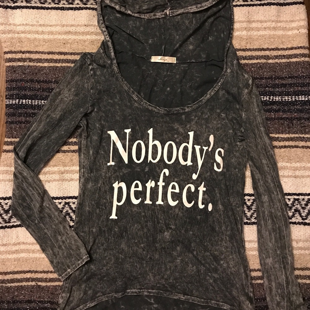 Nobody’s Perfect Hoodie Size XS