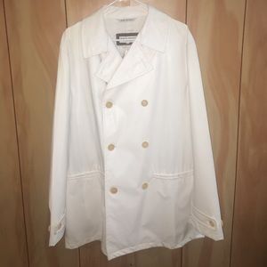 Authentic Giorgio Armani Eggshell Trench Coat