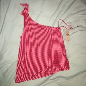 One shoulder tank top