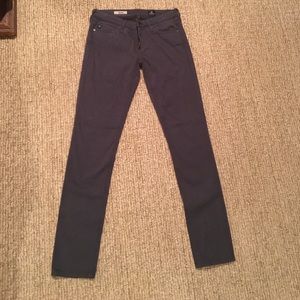 AG - the Stilt cigarette leg jeans- 25R - gray
