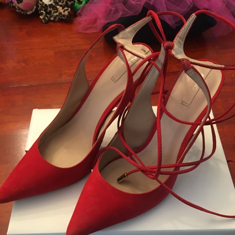ALDO red heels size 9