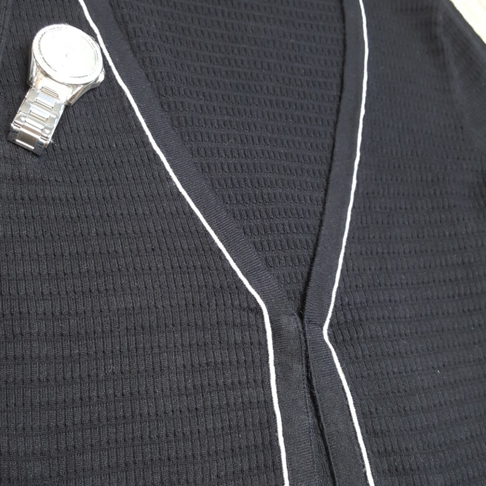 WHBM Black & White Cardigan - Picture 5 of 8