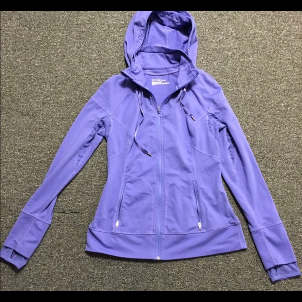 Zella zip up hoodie jacket size small