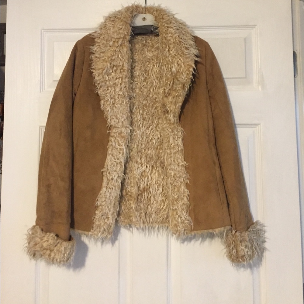 Frenchie jacket faux suede