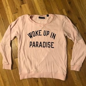 Maison Scotch “Woke Up in Paradise” sweatshirt