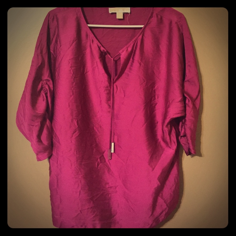Silk dress shirt