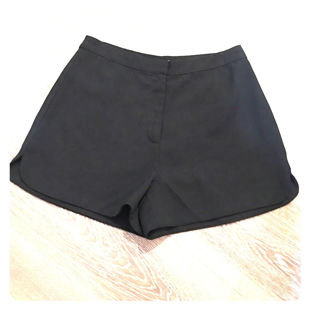 Lush Black Dress Shorts