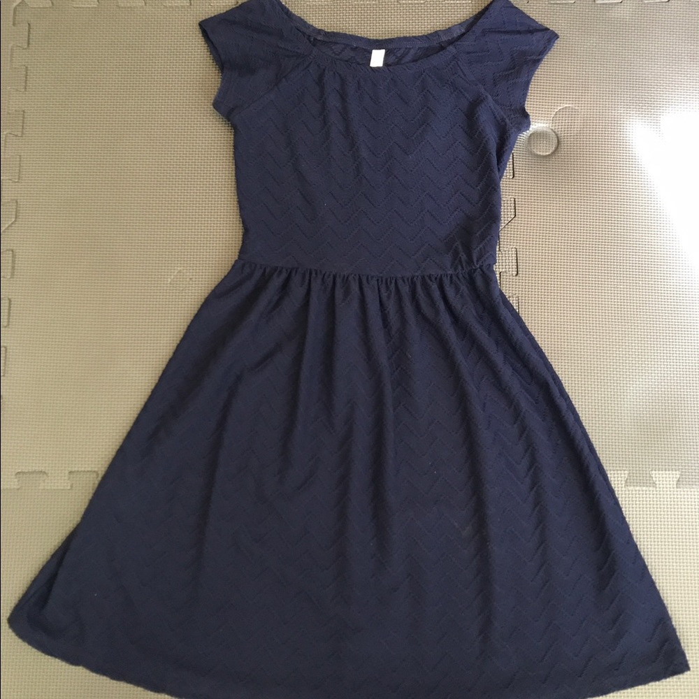 Navy blue dress